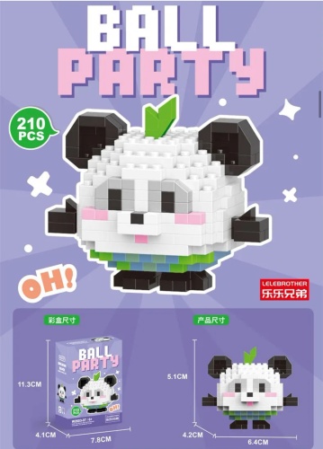 Конструктор Bricks Ball party W2603-07, деталей 210 шт