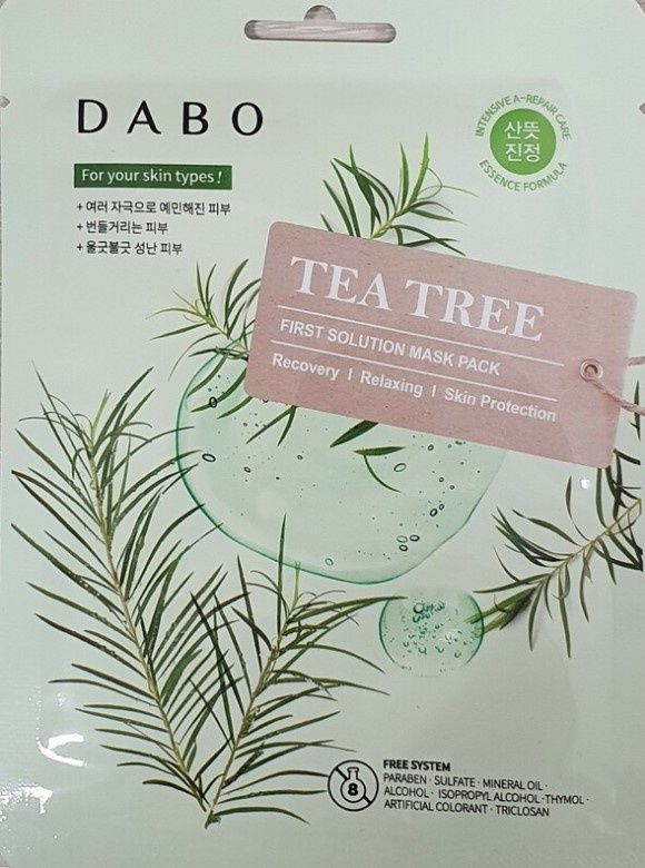 Маска для лица Dabo тканевая Tea Tree 1 шт