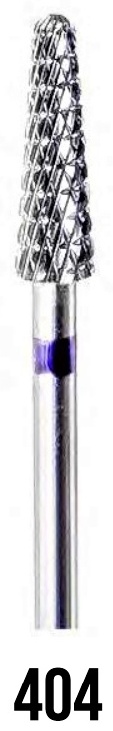 Насадка PRO BURS №404 фреза конус насечка фиолетовая 1 шт