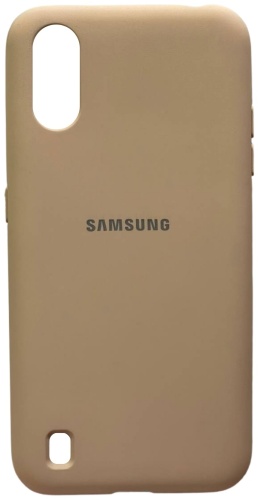 Чехол S&M для Samsung Galaxy A01 бежевый