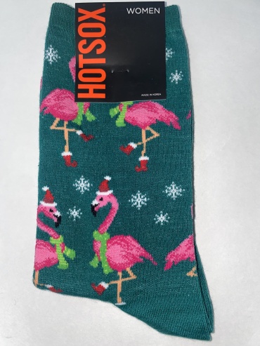 Носки Hotsox 1 пара розовый, зеленый 36-41