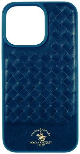 Чехол Santa Barbara Polo & Racquet Club для Apple iPhone 13 Pro Max синий
