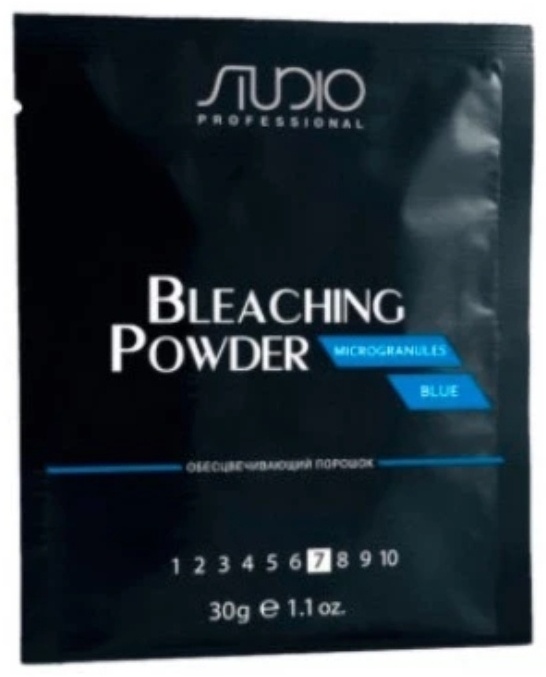 STUDIO PROFESSIONAL Microgranules Bleaching Powder blue осветляющий порошок 30 мл