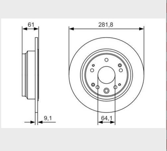 Диски PATRON задние PBD4431