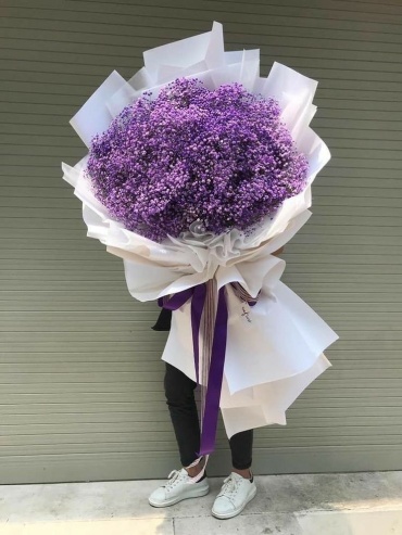 Bestflowers моно-букет в оформлении гипсофила 49 шт 90 см