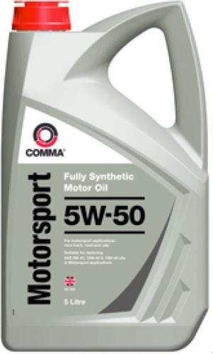 Синтетическое Comma Motorsport 5W-50 5 л