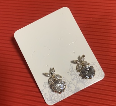 Серьги Accessories медицинская сталь, кристалл
