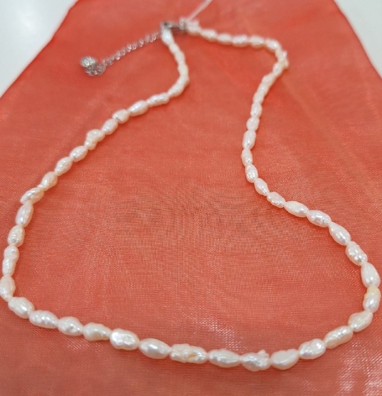 HandMade длина 35 см бижутерный сплав, жемчуг