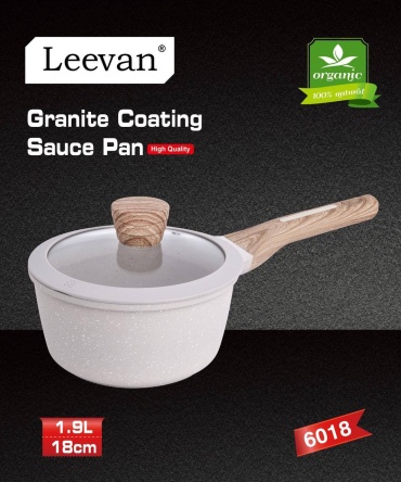 Ковш 1.9 л, Leevan 6018 гранит