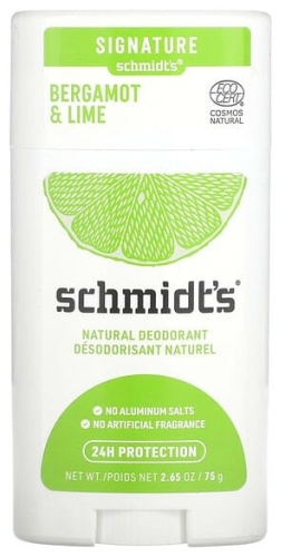Schmidts Bergamot Lime дезодорант унисекс 75 г