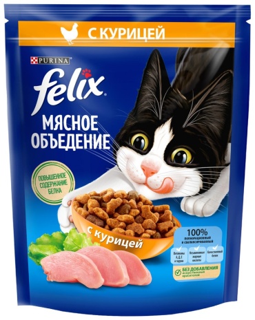 Felix Мясное объедение курица 0.2 кг