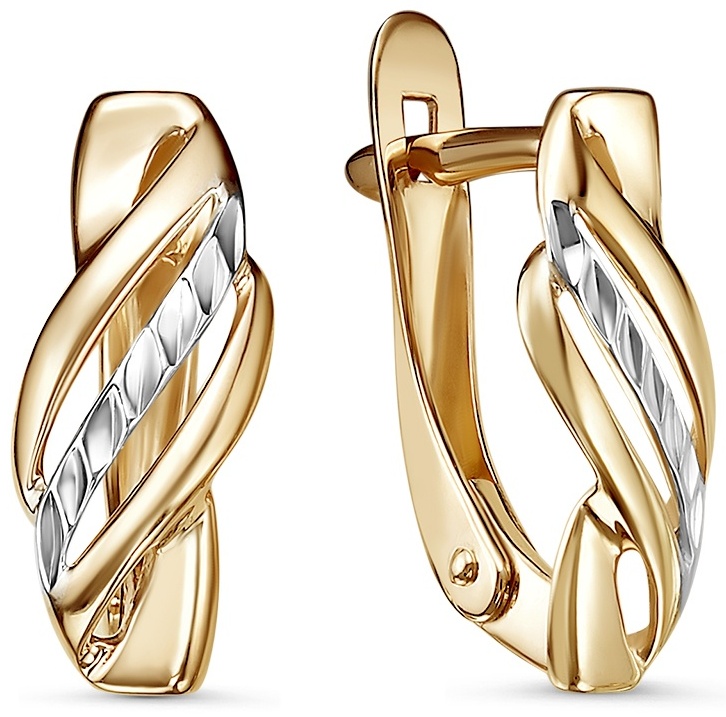 Серьги Lucente 2443810_1_1 вес 1.76 г золото, без вставок
