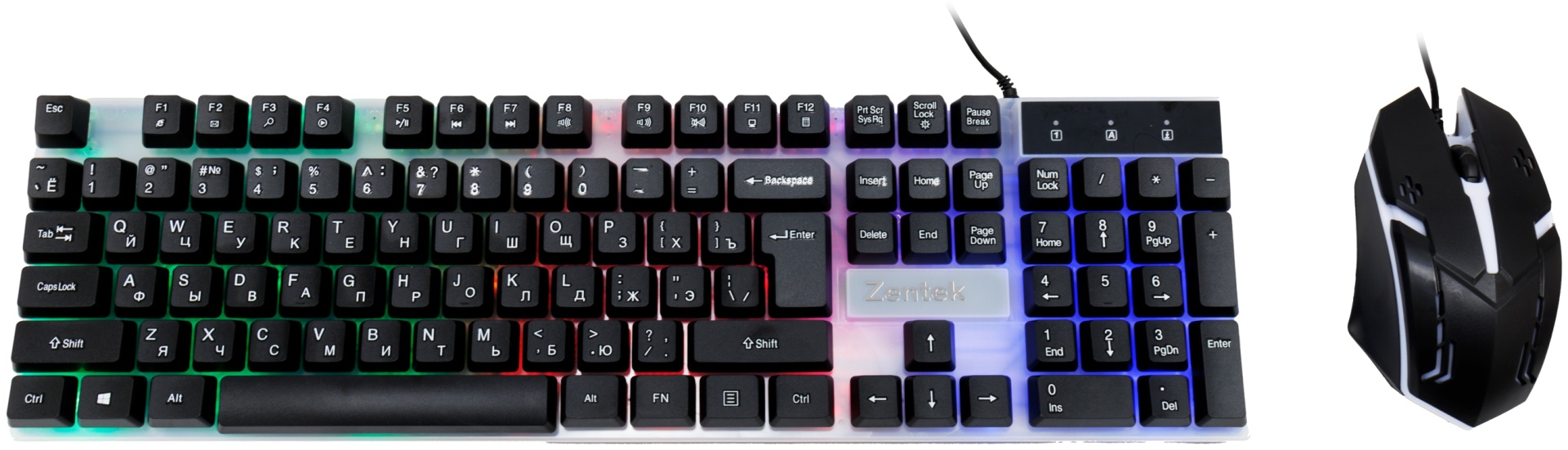 Клавиатура Zentek K550 черный