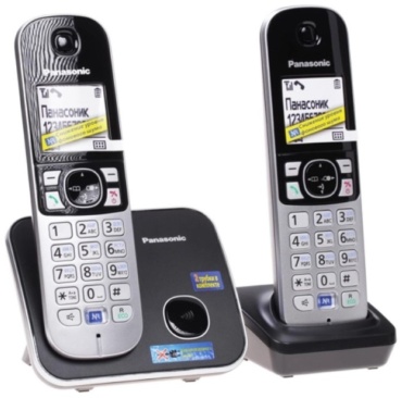 Panasonic KX-TG 6812 RUB серый