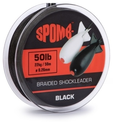 Леска Spomb плетеная DBL002 0.26 мм черный