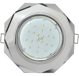 Встраиваемый светильник Ecola GX53 15 Вт 220 - 240 В  FM538AECH
