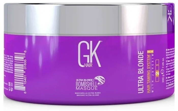 GKhair маска оттеночная Bombshell Ultra Blonde 200 мл