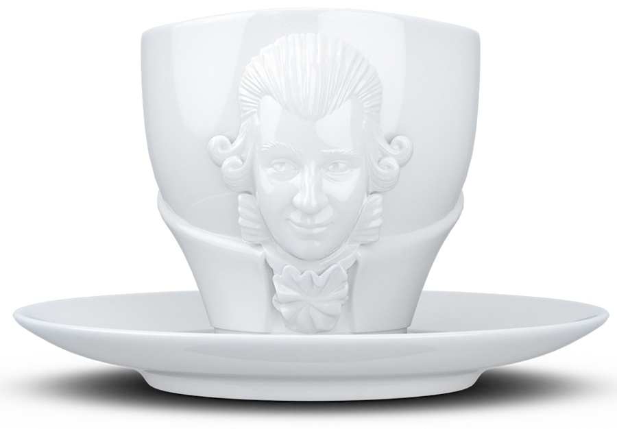 Чайная пара Tassen «Wolfgang Amadeus Mozart», 260 мл, фарфор, 1 шт.