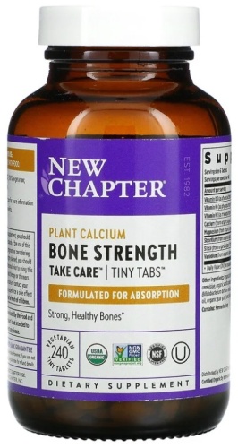 New Chapter БАД Plant Calcium Bone Strength Take Care 240 таблеток