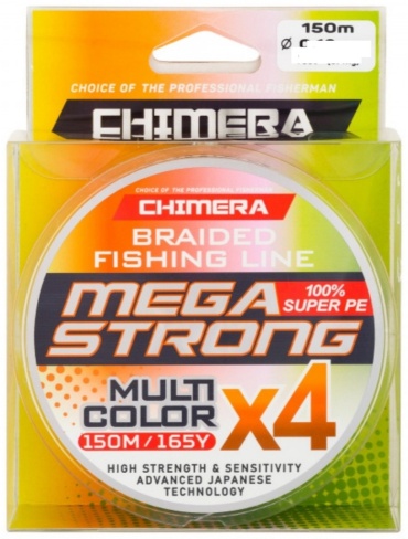Леска Chimera плетеная 4585010 0.18 мм мультиколор