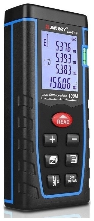 Лазерный дальномер SNDWAY SW-T100 100 Метров, дальность до 100 м
