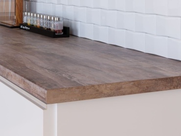 Столешница матовая Кедр 7354/S Stromboli brown, ДСП, пластик, 305x60x3.8 см, коричневый, древесный