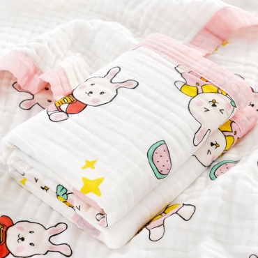 Плед Baby 100х110 см, муслин, мультиколор