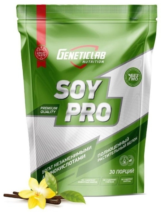 Купить Протеин Geneticlab Nutrition Soy Protein Ваниль 900 г в Алматы ...