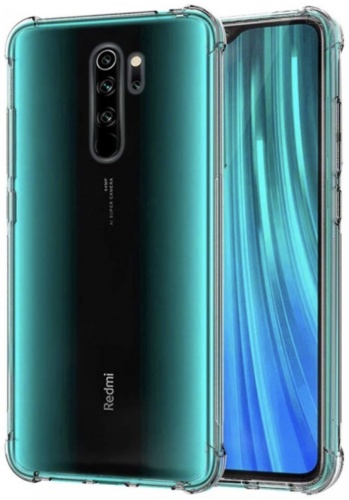 Чехол Nati.aks для Xiaomi Redmi Note 8 Pro прозрачный
