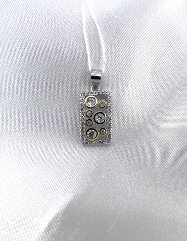 Подвеска PRESTIGE JEWELRY 04-807-7757 вес 2.1 г серебро, фианит