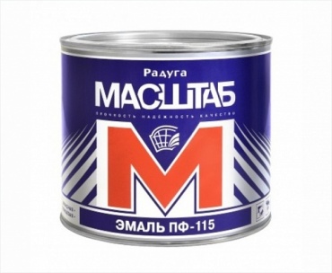 РАДУГА эмаль глянцевая ПФ-115 Масштаб 2.6 кг, тон золотисто-коричневый