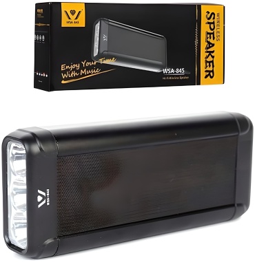 Портативная колонка BT SPEAKER WSA-845 черный