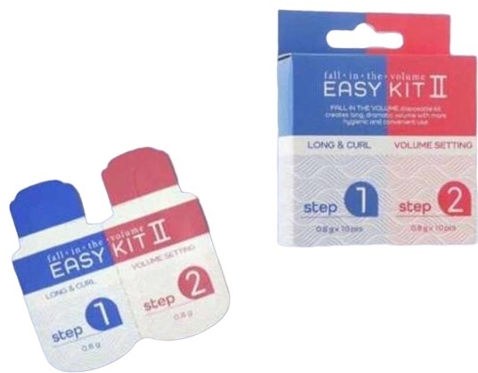 Fall in The Volume набор для ламинирования для бровей, для ресниц Easy Kit 5 шт по 0.8 мл