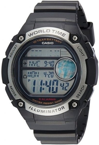 Кварцевые CASIO AE-3000W-1AVDF пластик