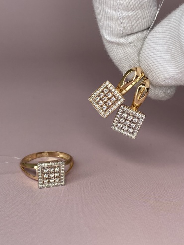 Diamond Union SET5157 вес 5.91 г золото, фианит