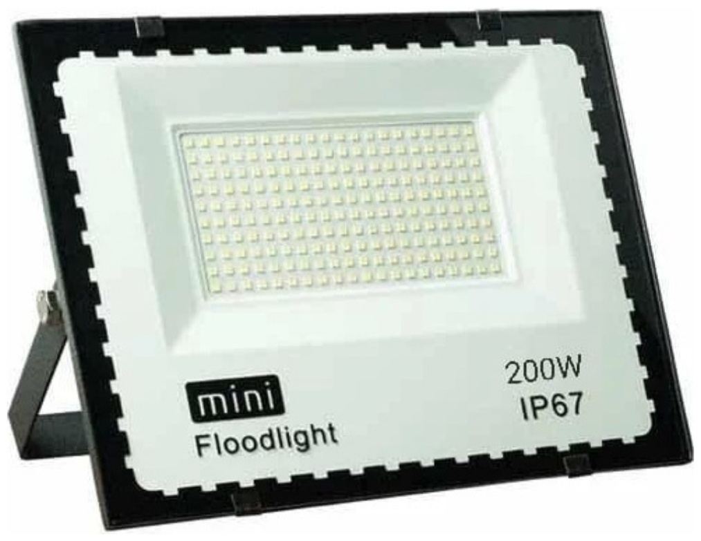 Прожектор на дуге крепления Solar light 200 Вт, холодный белый