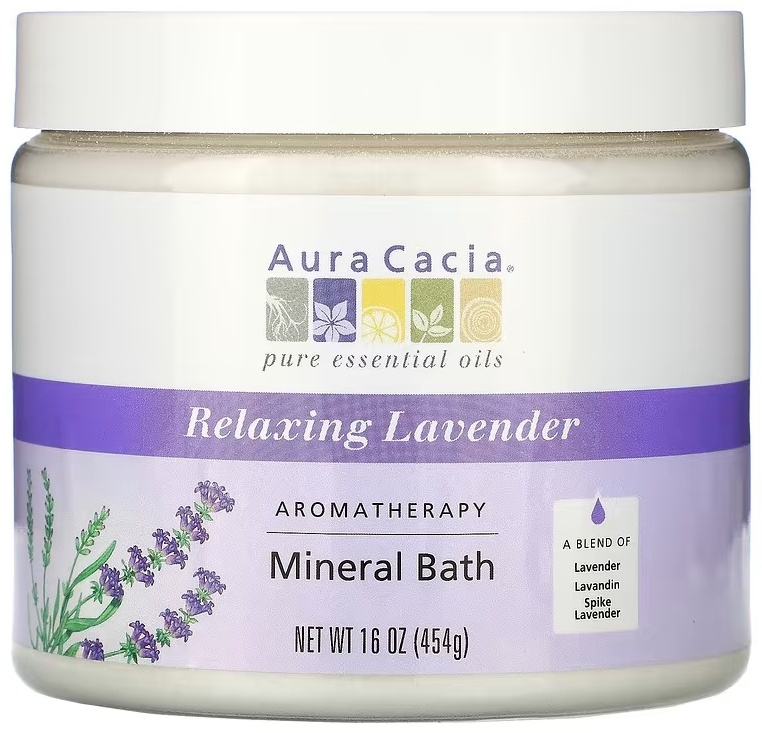 AURA CACIA Relaxing Lavender эмульсия для ванны 454 мл