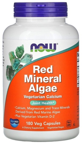NOW Red Mineral Algae капсулы 180 шт