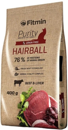 Fitmin Rurity Hairball говядина, печень 0.4 кг
