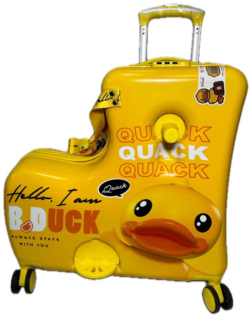 Чемодан B.Duck 128930206 ABS-пластик 40 л желтый