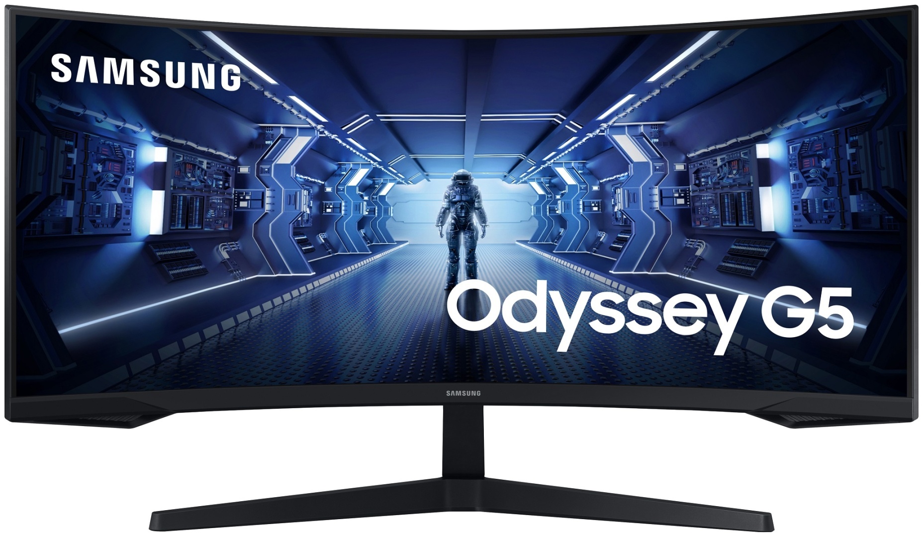 Монитор 34" Samsung LC34G55TWWIXCI черный