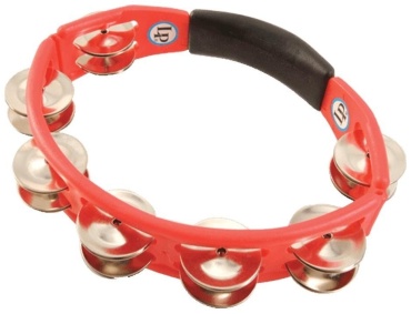 Latin Percussion тамбурин красный Cyclops Steel LP151