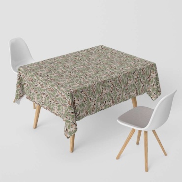 Скатерть Shabu 140x140 см, полиэстер, милано, 1 шт