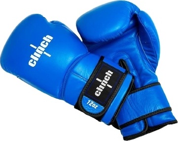 Боксерские перчатки Clinch 12 oz синий