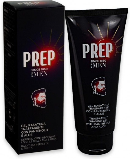 PREP Trasparent Shaving Gel with Panthenol and Aloe гель для бритья 100 мл