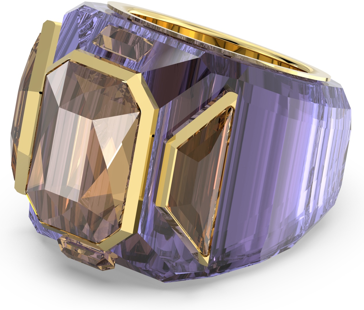 Кольцо Swarovski Global Collection размер 17.5 ювелирный сплав, кристаллы Swarovski