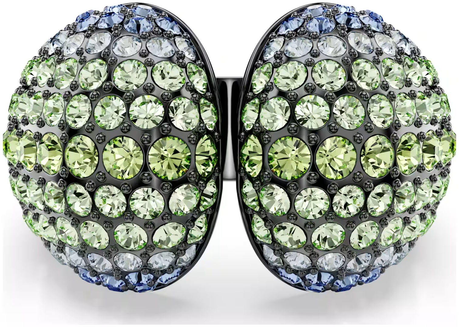 Кольцо Swarovski размер 18.5 ювелирный сплав, кристаллы Swarovski