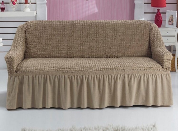 Ayat Textile чехол для дивана 28 коричневый 260х90 см