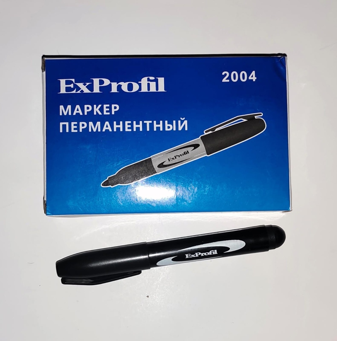 Маркер ExProfil 2004, 1 шт, 1.5 мм, Черный