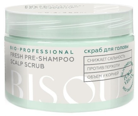 BISOU FRESH PRE-SHAMPOO SCALP SCRUB скраб для кожи головы 250 мл